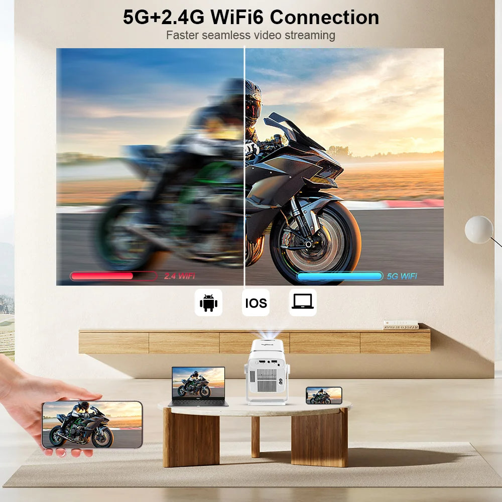 4K Full HD Projector Home Portable