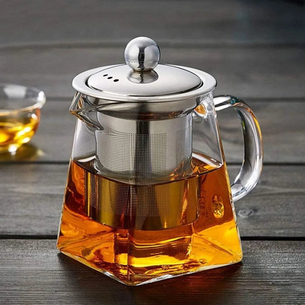 Glass Teapot with Infuser Tea Set