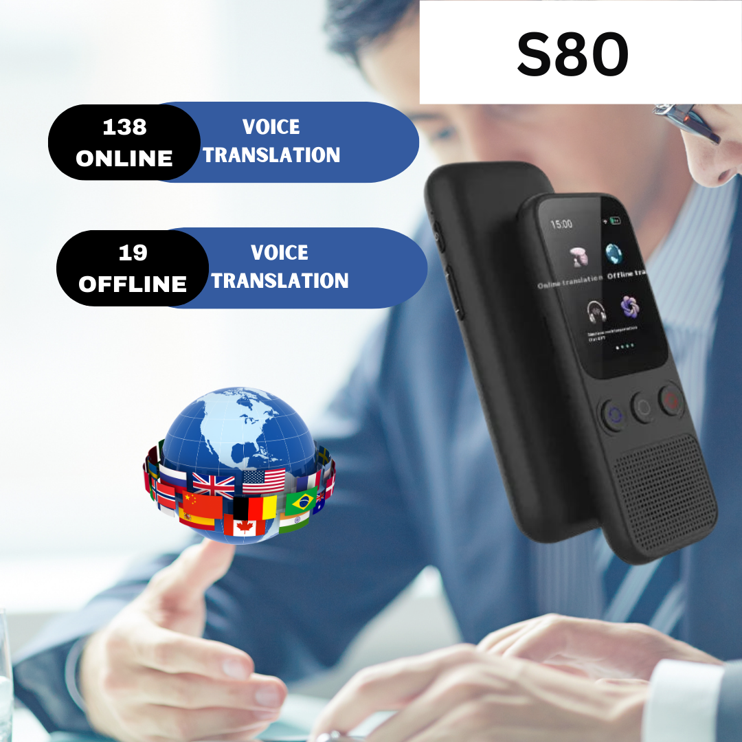 AI TRANSLATOR - 138 Languages Translation , Offline Translation Option -No WiFi Needed