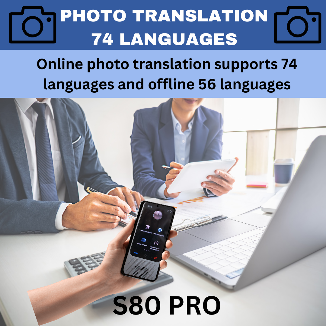 AI TRANSLATOR - 138 Languages Translation , Offline Translation Option -No WiFi Needed