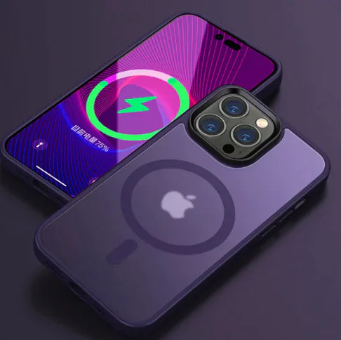 Case for iPhone- Luxury Magnetic Wireless Charging - Phone Case